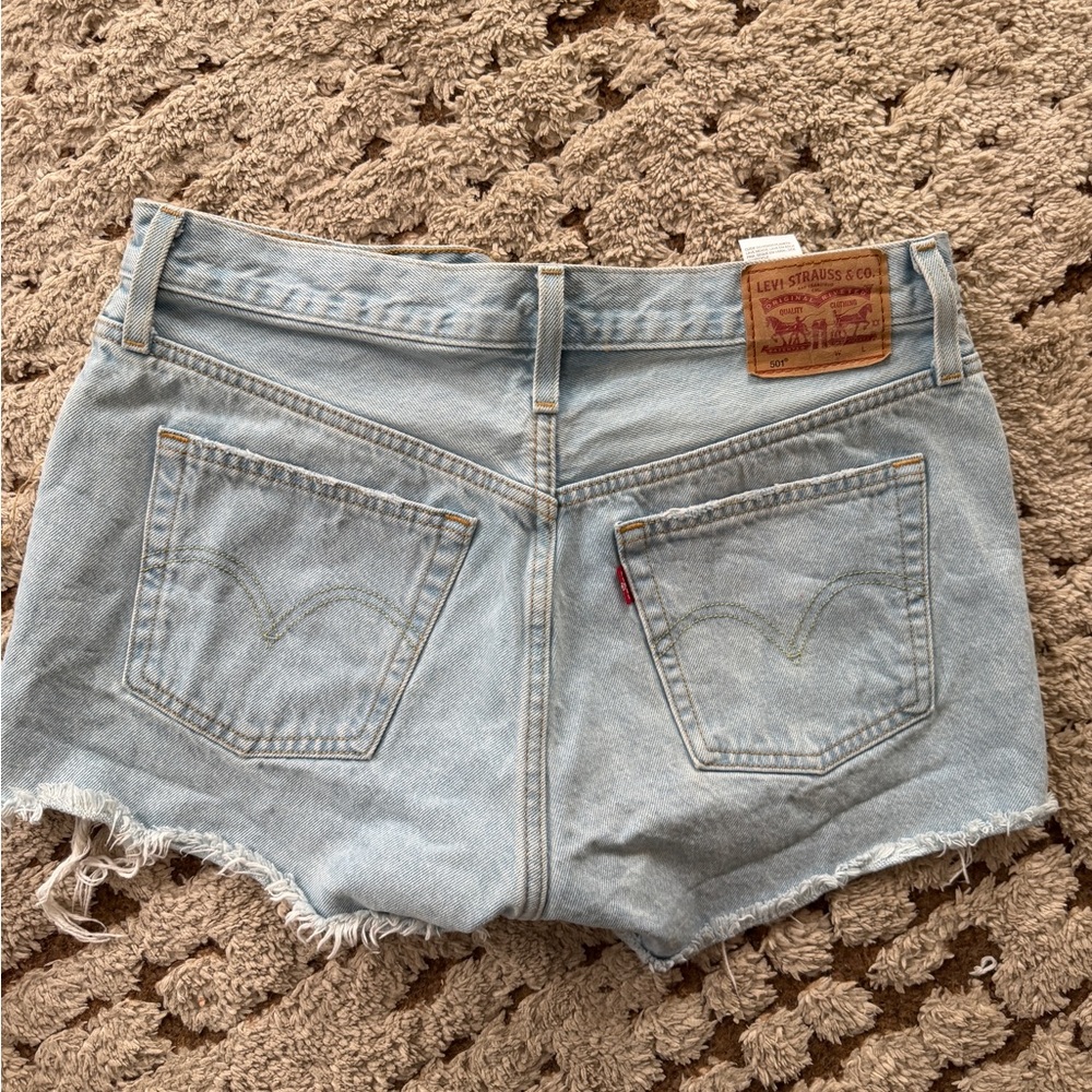 Levi's Women's Light Blue Jean Shorts